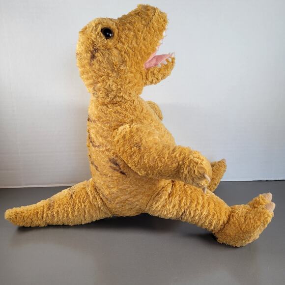 Vintage Build-A-Bear T-Rex Dinosaur Plush 17" Brown Stuffed Animal Toy - Picture 4 of 16